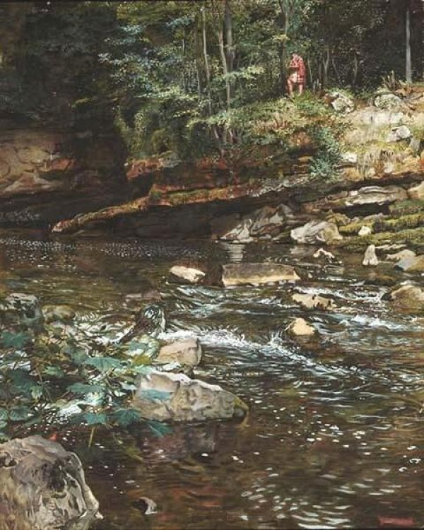 The Kelpie and the Highlander by John Byam Liston Shaw